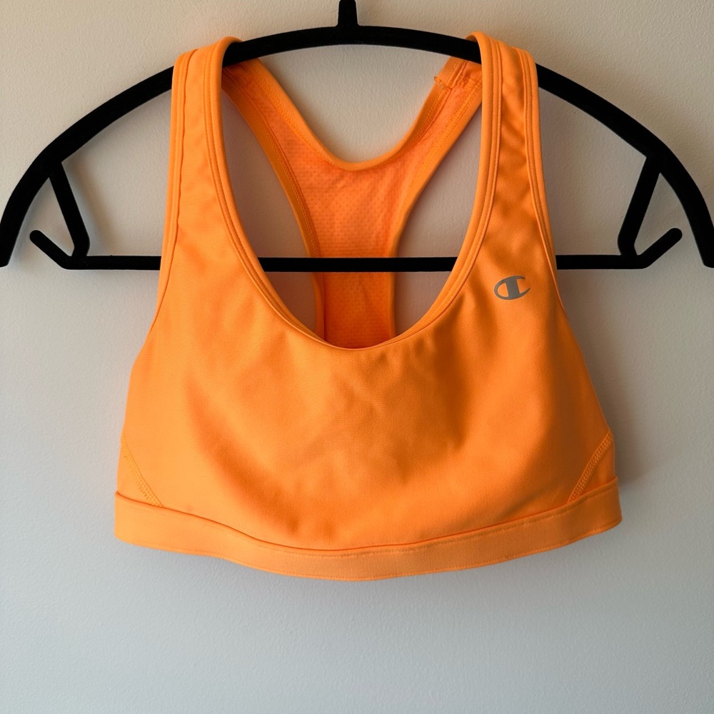Women’s Champion Orange Sports Bra